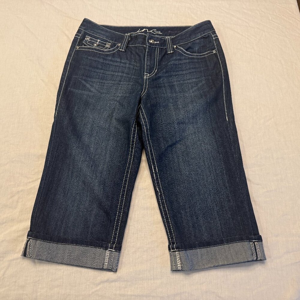 INC Cuffed Capri Regular Fit Jeans Size 10